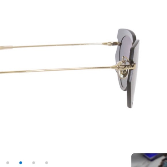 Dior Black and Gold Sunglasses - Picture 3 of 9